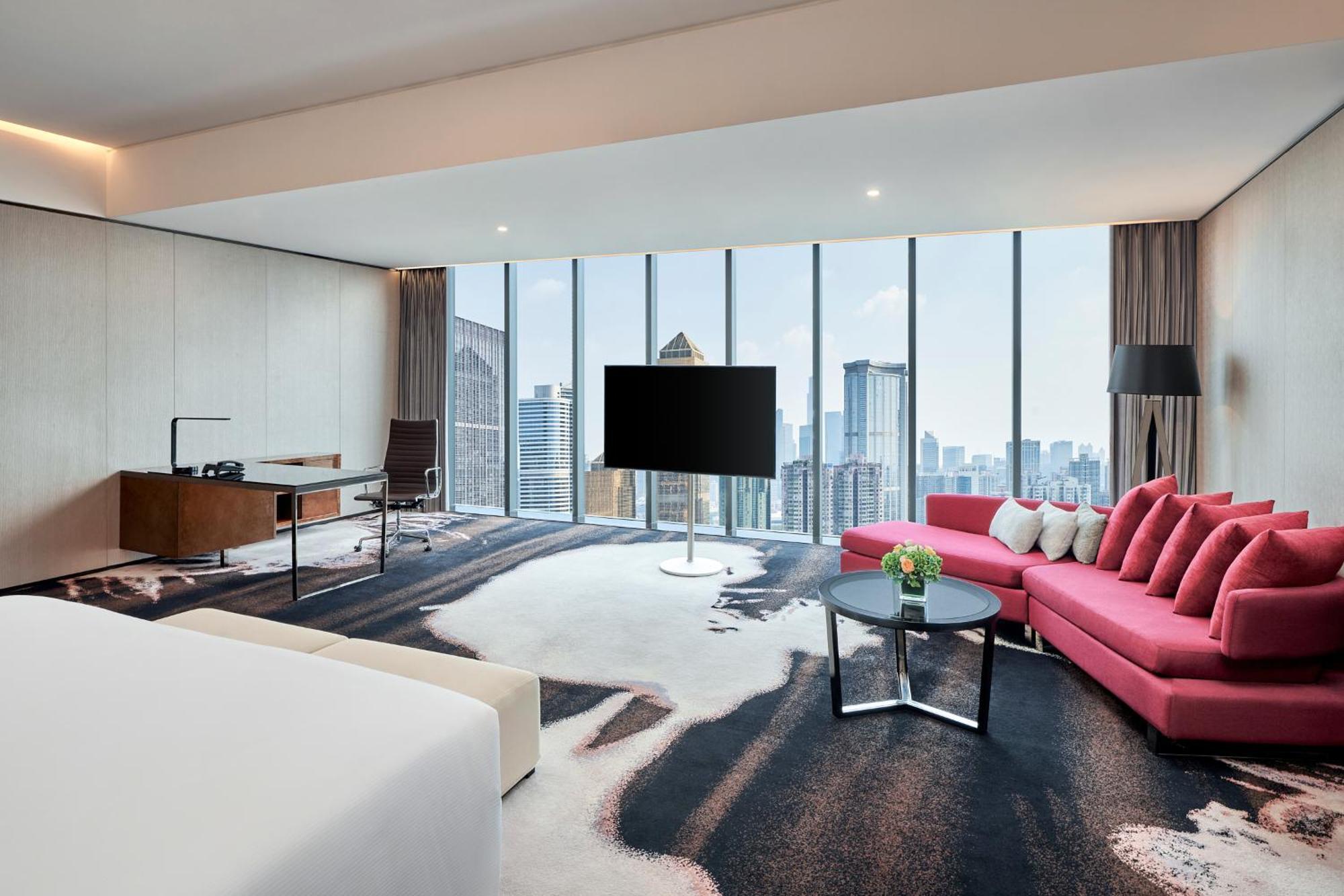 فندق هيلتون قوانغتشو تيانهي المظهر الخارجي الصورة A suite at the hotel